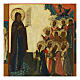Icône russe ancienne Mère de Dieu de Bogolioubovo XIXe siècle 31x26,5 cm s2