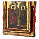 Ícone grego antigo Anunciação séc. XIX 30x22 cm s6
