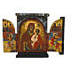 Ancient Greek icon, Triptych, 18th century, 10x7.5 in s1