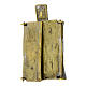 Alte faltbare Bronzeikone, Russland – Heilige Paraskeva mit Heiligen, 19 Jh, 11 × 9,5 cm s4