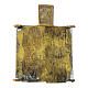 Icono antiguo de viaje San Nicolás y Santos Rusia siglo XVIII 5x6 cm s3
