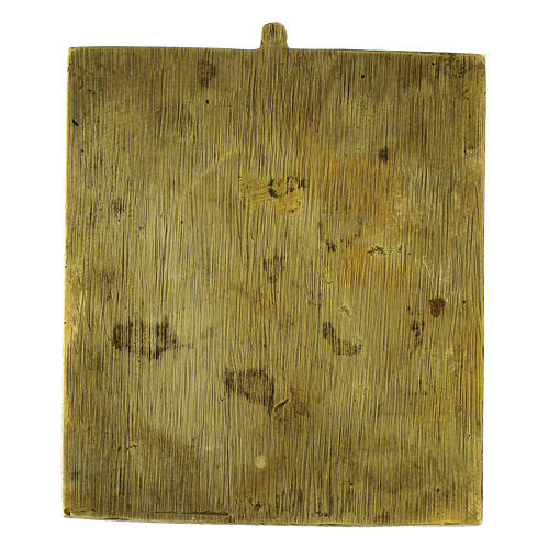 Ancient travel icon of St Nicholas of Myra, Russia, 19th century, 4x3.5 in 3