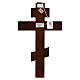 Ícone antigo Crucificação Rússia séc. XVIII 35,5x21 cm s5