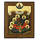 Antique Russian icon, Seven Sleepers, 19th century, 10.5x9 in s1