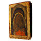 Icône russe ancienne Mère de Dieu de Korsun XVIIIe siècle 30x25,5 cm s3