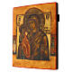 Icona antica Russia Madonna delle Tre Mani XIX sec 32x27 cm s4