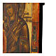 Icona antica Russia Madonna delle Tre Mani XIX sec 32x27 cm s5