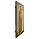 Icona antica russa Madonna di Timofeeskaya XIX sec 110x54x3,6 cm s7