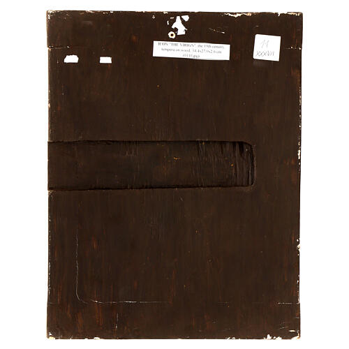 Antike russische Ikone, Gottesmutter von Arabien, neunzehntes Jahrhundert, 34 x 26 cm 7