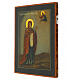 Ícone antigo russo de Bogolioubovo da Mãe de Deus séc. XIX 35x26 cm s3