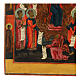 Icona russa antica Elogio dei Profeti XVIII sec 36x30 cm s3