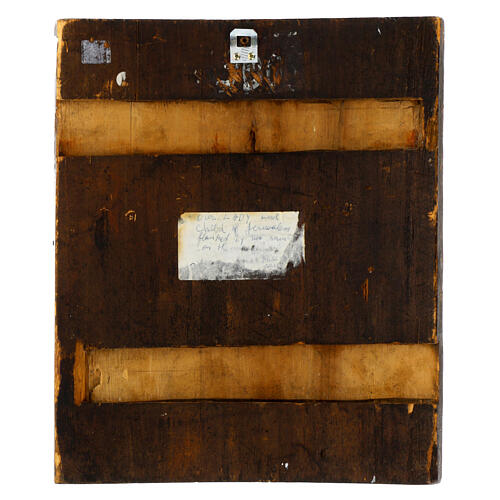 Antike russische Ikone, Gottesmutter von Arabien, Ende achtzehntes Jahrhundert, 36 x 30 cm 5