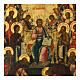 Ancient icon Russia Deesis Extended 19th century 53x44 cm s2