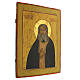 Ancient Russian icon of St. Seraphim of Sarov, 18th century, 21x15 in s5