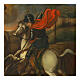 Icona antica russa San Giorgio e il drago XIX sec 51x43 cm s2