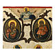 Icona russa antica Venerazione della Madre di Dio XVIII sec 41x33 cm s2