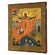 Icona russa antica San Michele Arcangelo XIX sec 53x46 cm s3