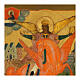Ícone russo antigo São Miguel Arcanjo séc. XIX 53x46 cm s2