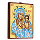 Ikone Gottesmutter von Kazan mit dekoriertem Gewand s2