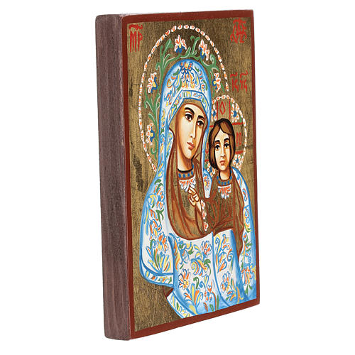 Icône mère de Dieu,Kazan, veste décoré 3