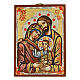 Ícono Rumanía pintada Sagrada Familia s1