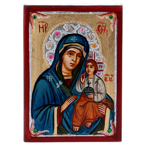 Ícone Roménia Mãe de Deus Odighitria 1