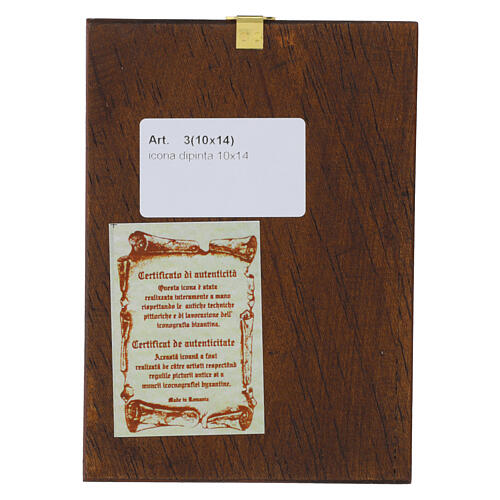 Rumänische Ikone Gottesmutter Vladimir handgemalt 3