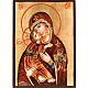 Icône Roumanie Mère de Dieu Vladimir peinte à la main s1