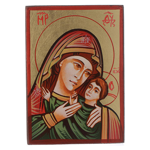 Ícone Roménia Mãe de Deus de Kasperov pintado 1