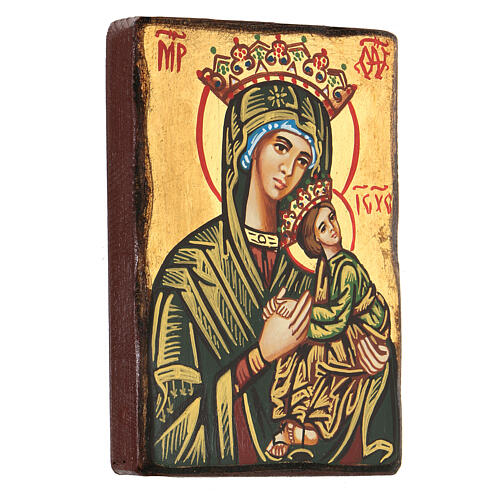 Icône Mère de Dieu de la Passion peinte Roumanie 3