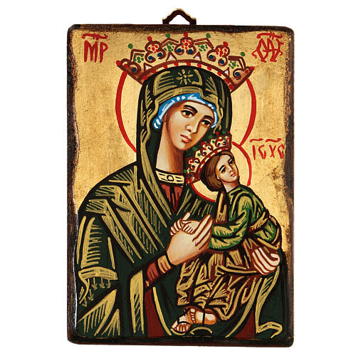 Icona Madre Dio Passione dipinta Romania 1