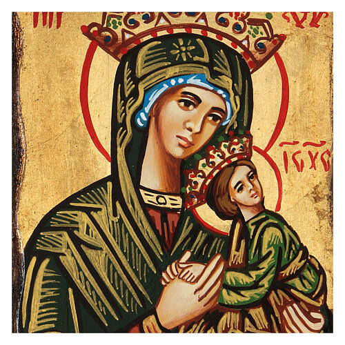 Icona Madre Dio Passione dipinta Romania 2