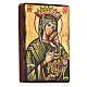 Ícone pintado Mãe de Deus Paixão Roménia s3