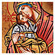Ikone Madonna der Zärtlichkeit mit abgerundetem Rand s2