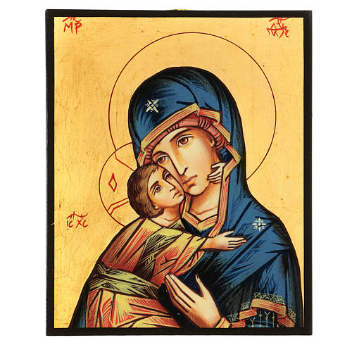 Ikone Jungfrau Vladimir der Zärtlichkeit Siebdruck 1