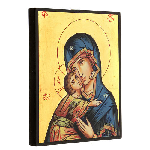 Ikone Jungfrau Vladimir der Zärtlichkeit Siebdruck 3