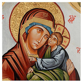 Virgin of Tenderness icon, decorated