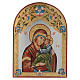 Icona Vergine della tenerezza decorata s1