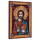 Handgemalte Ikone Christus Pantokrator mit geschlossenem Buch s3