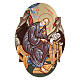 Ikone Heiliger Evangelist Johannes ovale Form s1