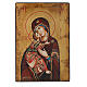 Icona Vergine di Vladimir bordo irregolare s3