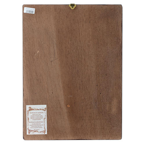 Icona Romani dipinta Madonna con bambino 40x30 cm 3