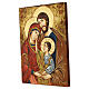 Romanian sacred painted icon Holy Family 40x30 cm s3