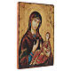 Ikona malowana Madonna z Dzieciątkiem, Rumunia, 40x30 cm s2