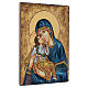 Romanian painted icon Madonna and Child 40x30 cm s2