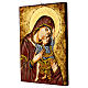 Romanian sacred painted icon Virgin Hodegetria 45x30 cm s3