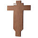 Krzyż ikona malowana ręcznie na drewnie 45x30 cm s3