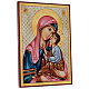 Icône Roumanie peinte Vierge Hodigitria avec enfant 40x30 cm s3
