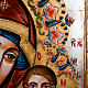 Ícono Virgen de Kazan pintado a mano 40x60 cm s3