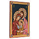 Icona Sacra Famiglia dipinta a mano 40x60 cm s2